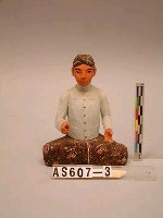 藏品(木刻樂師像)的圖片
